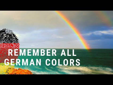 Learn the colors in German - easy with TPRS story - A1 PreA1 - absolute Beginner