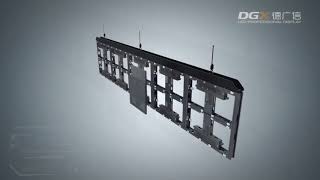 Double Sided Digital Awning LEDビジョン ディスプレイ Sign