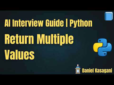 12 Return Multiple Values Ai Interview Guide Python