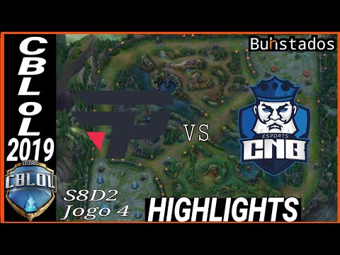 CBLoL 2019 CNB vs paiN highlights do jogo 4.