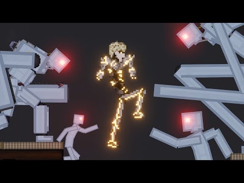 ANDROIDS Fight Against Genos In People Playground