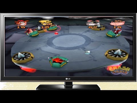 Crash Bash - Crystal SKY BALLS - Avoid The RED BALLS? FIRST to FIVE! Video