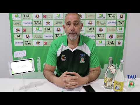 Rueda de prensa de Juan A. Orenga previa al TAU Castelló vs HLA Alicante