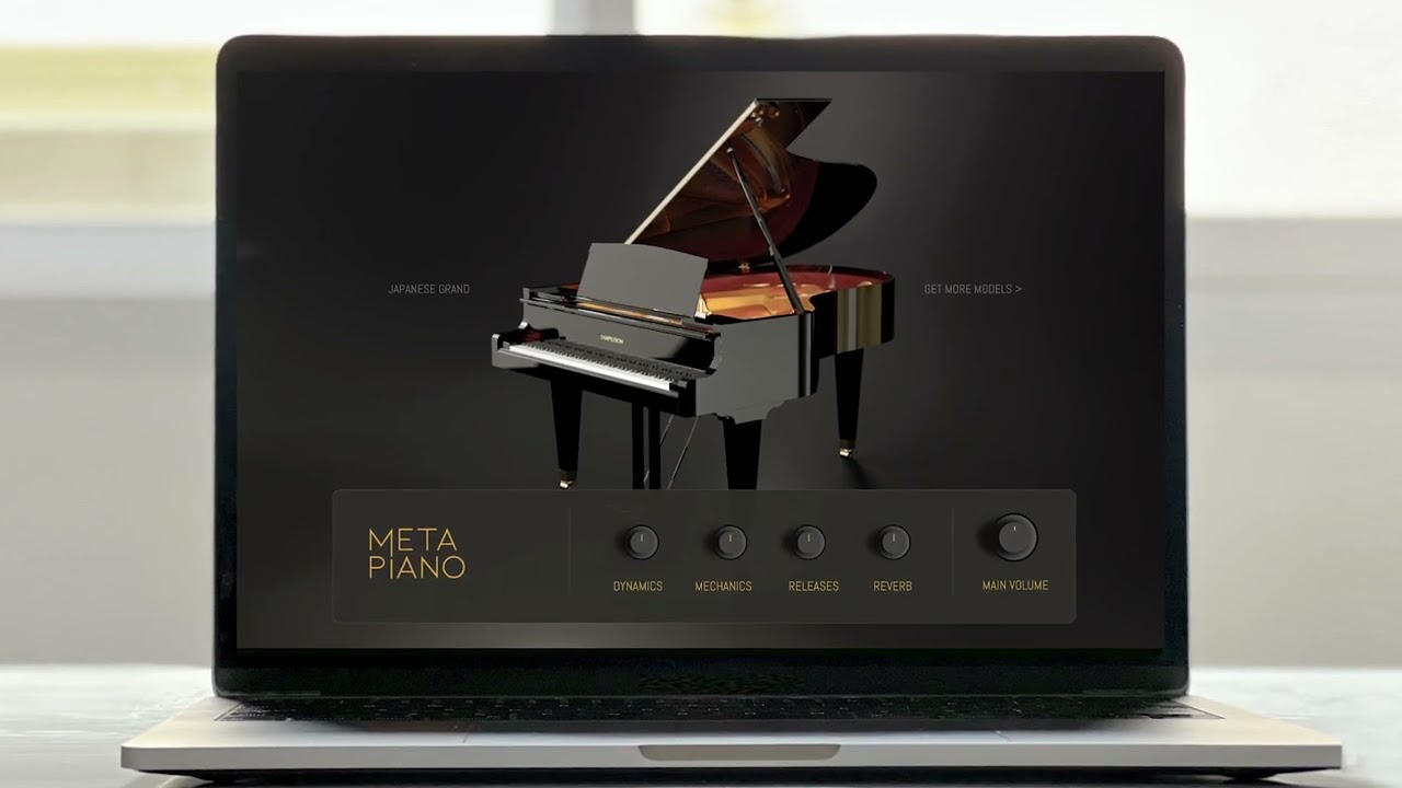 MetaPiano - a 60MB Modeled Grand Piano that sounds like a 30GB one - YouTube