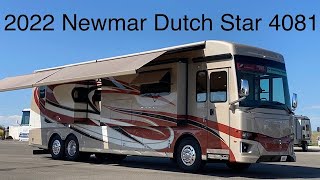 A preview image of the linked video showcasing 2022 Newmar Dutch Star 4081