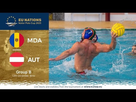 EU Nations Men Water Polo Tournament 2025 | D1 | Group B | 8- Moldova - Austria