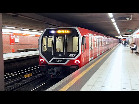 Milan Metro | Metropolitana di Milano | AnsaldoBreda/Hitachi Rail Italy Serie 750, 5000 "Leonardo"
