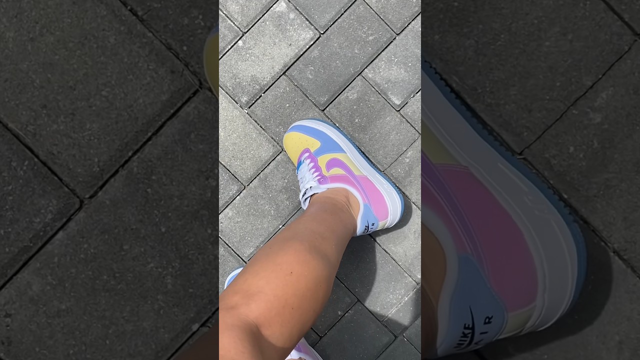 My husband surprised me with color changing sneakers!! Don’t blink or you’ll miss it!