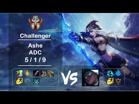 KR Challenger ADC Ashe vs Senna Ep.1990
