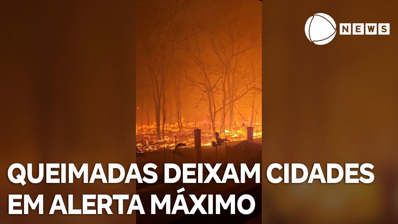 Queimadas deixam cidades em situação de alerta máximo