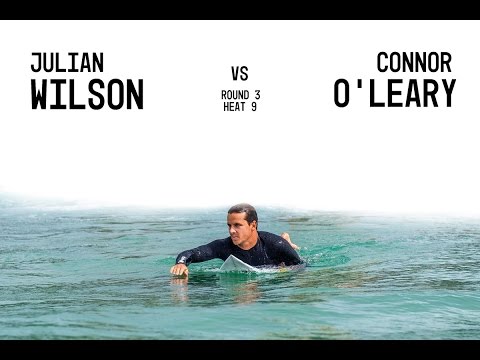 Julian Wilson vs  Connor O'Leary   Quiksilver Pro Gold Coast 2017 Round Three, Heat 9