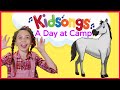 A Day At Camp By Kidsongs Camp Songs For Kids Hokey Pokey Dance Camp Fire Songs PBS Kids