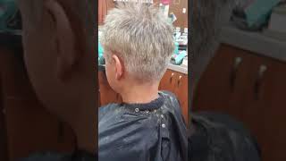 Men's cut and Camo Color.. Redken watch me camouflage his grey