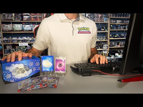 [ASMR] Pokémon Card Deck Building at Pre Release Tournament | 🎴 Roleplay, Booster Pack Opening 🎴 |