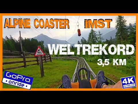 Längste Sommerrodelbahn der Welt 🎢 – und ich steh im Stau! 😅🚧ALPINE COASTER IMST