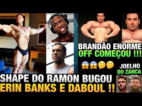 RAMON POSTA SHAPE E BUGOU ATLETAS GRINGOS - BRANDÃO GIGANTE E INICIOU O OFF + ZANCANELLI