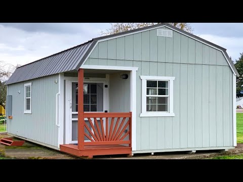Gorgeous Beautiful Old Hickory Shed Has Been Finished Into Amazing Tiny Home