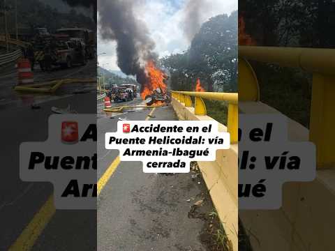 🚨 Grave accidente en el Puente Helicoidal