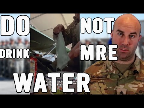 Don't Drink MRE Heater Water