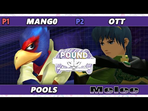 Pound 2022 - Mango (Falco) Vs. Ott (Marth) SSBM Smash Melee Tournament
