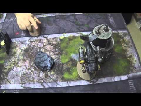 Battlereport 18 - Space Marines vs. Imperial Knights und Orks 40k 7. Edition