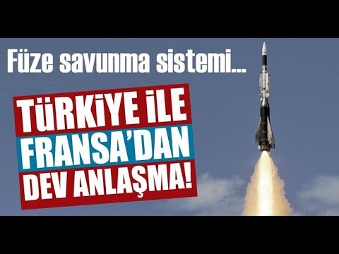 Türkiye-Fransa arasında füze anlaşması imzalandı Türkiye-Fransa arasında füze anlaşması imzalandı
