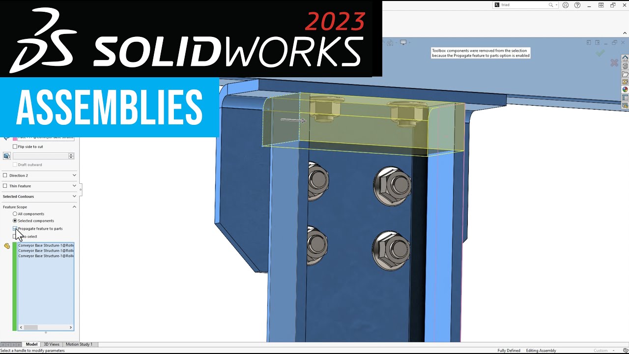 SOLIDWORKS 2023 Top Enhancements in Assemblies
