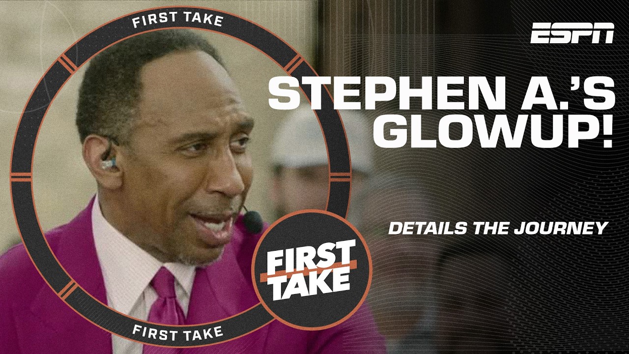 Stephen A.'s GLOWUP 🌟 Ready to go SHIRTLESS after body transformation journey 👏 | First Take