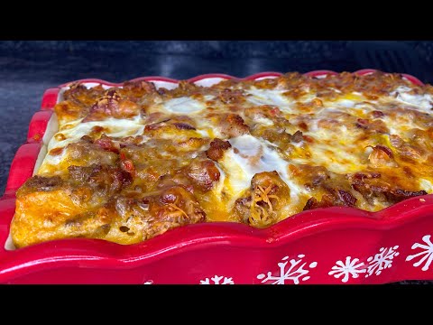 WORLDS BEST Sausage And Biscuit Breakfast Casserole