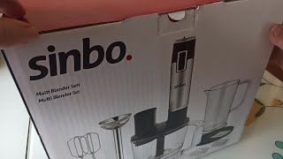 Sinbo Blender Mikser Seti Kullanımı