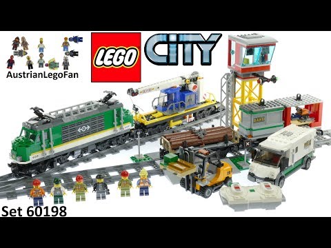 Vidéo LEGO City 60198 : Le train de marchandises télécommandé