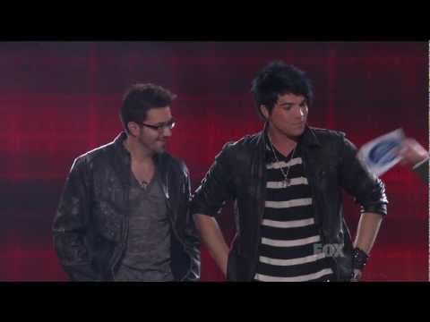 Adam Lambert   -   Adam Makes the Finale  -  Top 3 Results  13/05/09