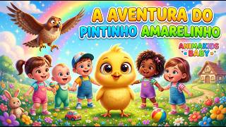 A AVENTURA DO PINTINHO AMARELINHO ,ANIMAKIDS BABY , MEDO DO GAVIÃO ,GALINHA PINTADINHA