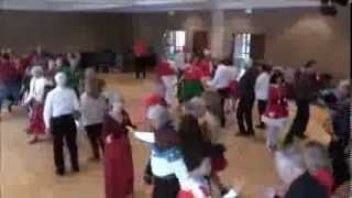 preview picture of video 'Square Dancing Canyon Lake Twirlers Holiday Dance Hunter Keller Dec 2013'