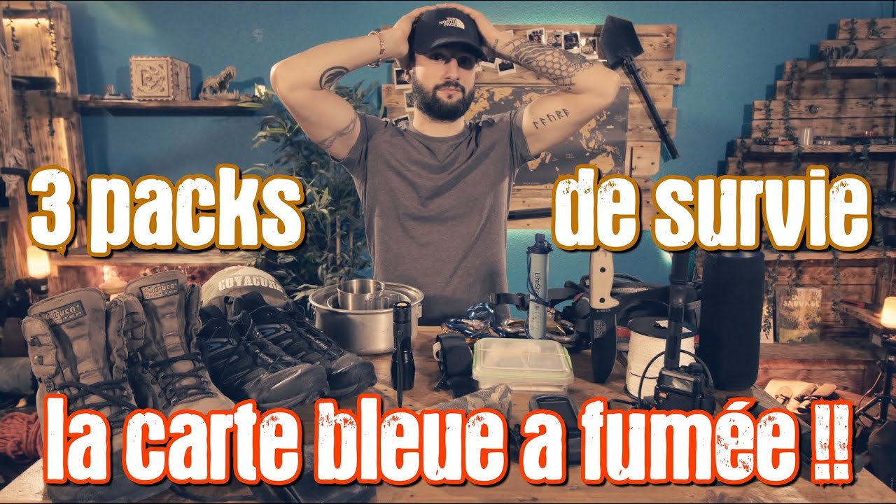 LA SURVIE COMBIEN CA COUTE (voici 3 packs différents)