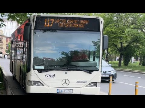 Autobuzul Mercedes Benz Citaro E3 #4221 Efectuând Stația Piața Unirii 1 (117)