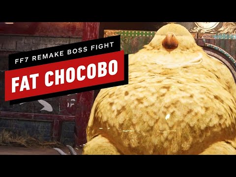 Final Fantasy 7 Remake Walkthrough - Fat Chocobo Boss Fight