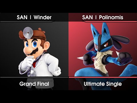 District #0 Grand Final - Winder (Dr. Mario) Vs. Polinomis (Lucario) SSBU Ultimate Tournament