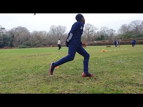 U13's Junior Elite - TRAINING DRILLS - Lateral/Vertical Cones Part 1 - January 2022