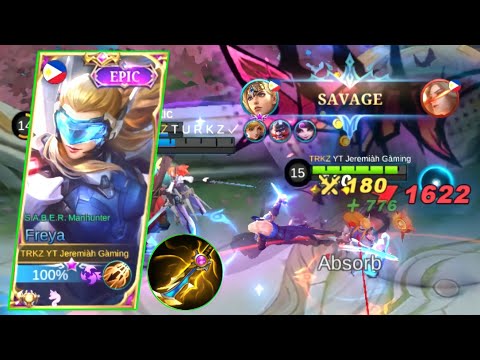 NEW BUILD!!😮 | BROKEN BUILD!! | TOP 1 GLOBAL FREYA | FREYA BEST BUILD 2022 | MUST WATCH | MLBB✓
