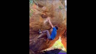 Video thumbnail of Microline, 8a+. Rocklands