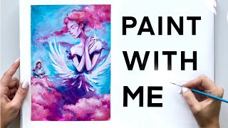 Filling My Sketchbook | Paint with Me | Artist Mindset & Intention