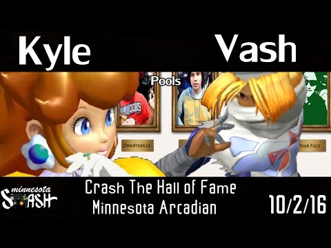[Melee Singles Pools] Kyle (Peach) vs Vash (Sheik) [DownB Arcadian]