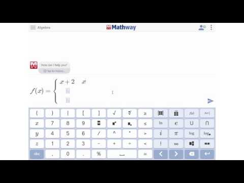 Piecewise Functions Mathway