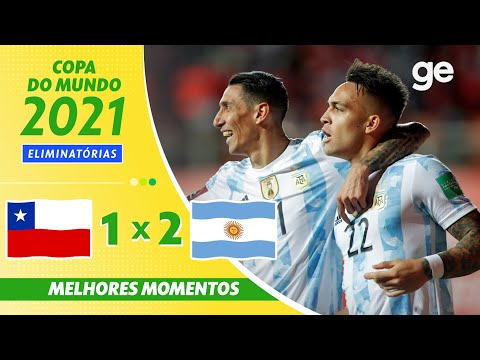 Gols e lances de Chile x Argentina