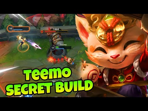 TEEMO SECRET BUILD WILD RIFT SUPER HYPER CARRY BARON LANER