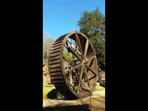 Hagood Mill water wheel removal 3/29/16