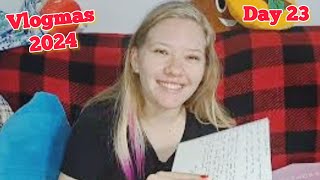 Vlogmas Day 23, We Got Mail, Finishing Christmas Puzzle, More Advent Calendar Surprises