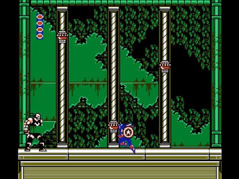 Captain America and The Avengers (NES) - 3. Crossbones perfect battle