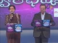 Swarabhishekam S P Balu Kalpana Performance Manchu Kurise Velalo Song 13th July 2014
